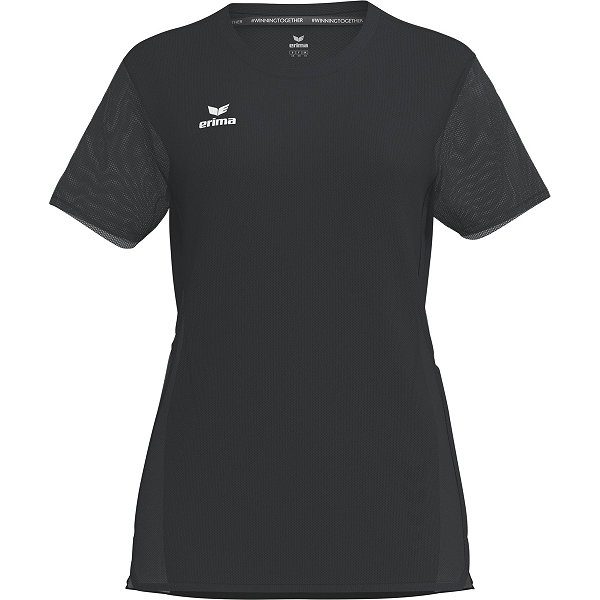 Erima T&F Wings T-Shirt Fonctionnel Femmes - Noir / Blanc
