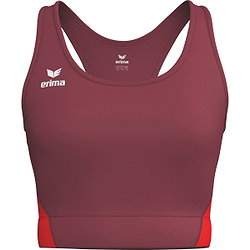 Erima T&F Wings Brassière Femmes - Bordeaux / Rouge