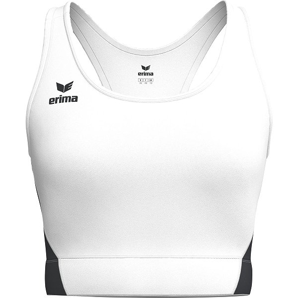 Erima T&F Wings Bh Damen - Weiß / Schwarz
