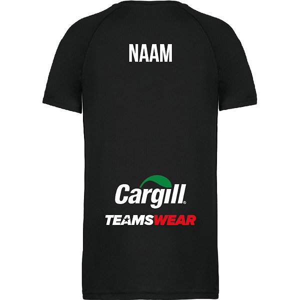Proact Birdseye Functioneel Sportshirt Kinderen - Black