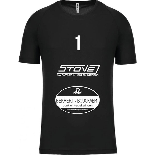 Proact Birdseye Functioneel Sportshirt Dames - Black