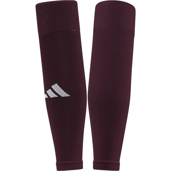 Adidas Milano Sleeve Chaussettes De Football Footless - Bordeaux
