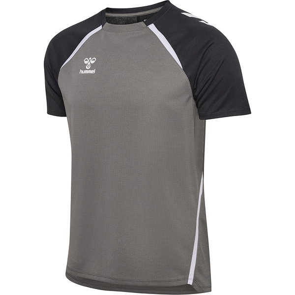Hummel Lead 2.0 Shirt Korte Mouw Heren - Grijs / Asfalt