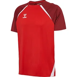 Hummel Lead 2.0 Maillot Manches Courtes Hommes - Rouge / Bordeaux