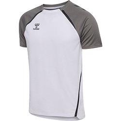 Hummel Lead 2.0 Maillot Manches Courtes Enfants - Blanc / Gris