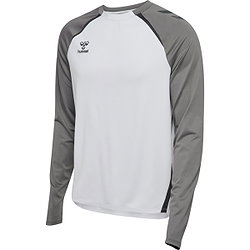 Hummel Lead 2.0 Sweat Hommes - Blanc / Gris