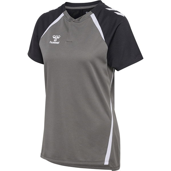 Hummel Lead 2.0 Poloshirt Damen - Grau / Asphalt