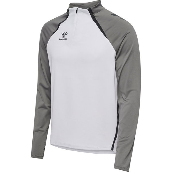 Hummel Lead 2.0 Ziptop Enfants - Blanc / Gris