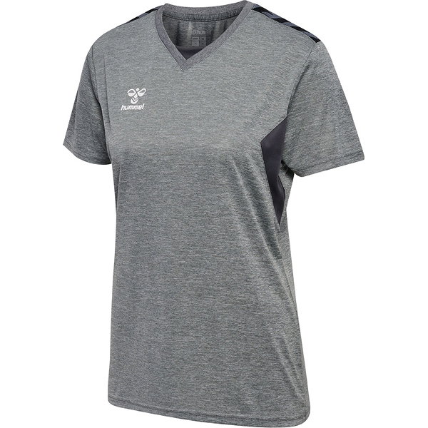 Hummel Authentic Trikot Kurzarm Damen - Grau Meliert