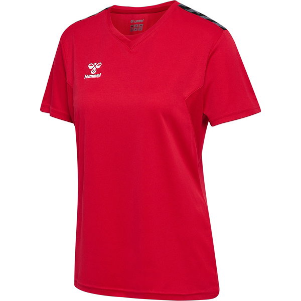Hummel Authentic Maillot Manches Courtes Femmes - Rouge