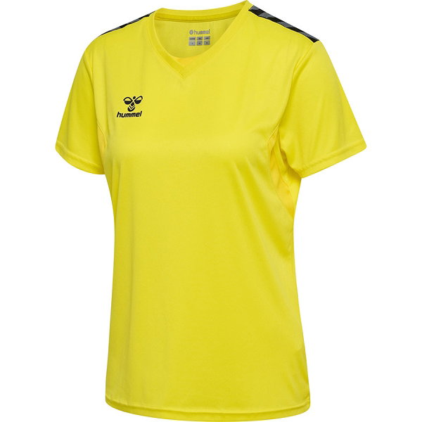 Hummel Authentic Maillot Manches Courtes Femmes - Jaune Clair