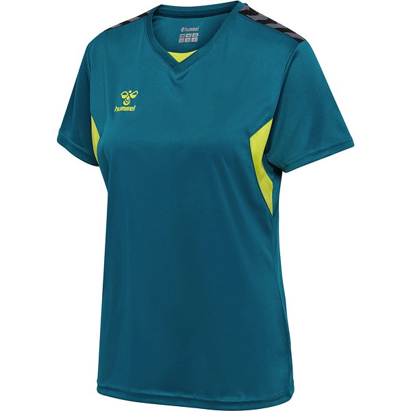 Hummel Authentic Trikot Kurzarm Damen - Blue Coral / Sulpur Spring