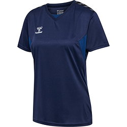 Présentation: Hummel Authentic Maillot Manches Courtes Femmes - Marine