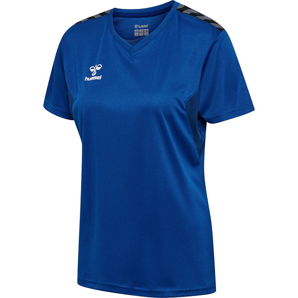 Hummel Authentic Shirt Korte Mouw Dames - Royal / Wit