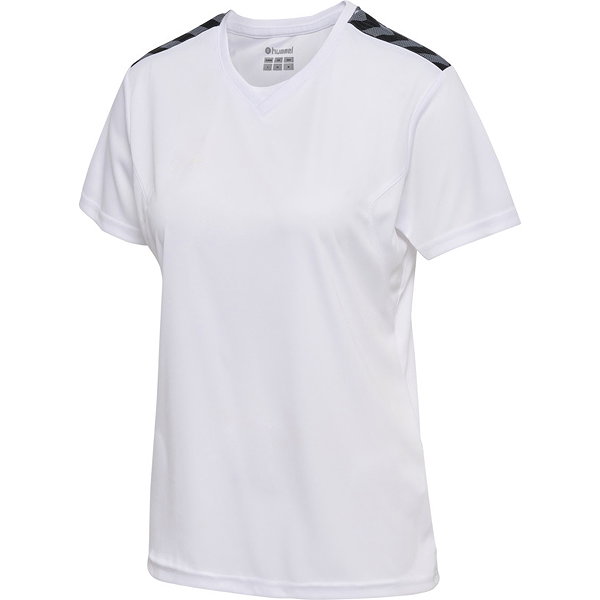 Hummel Authentic Maillot Manches Courtes Femmes - Blanc / Noir