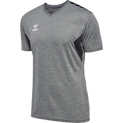 Hummel Authentic Trikot Kurzarm Kinder - Grau Meliert