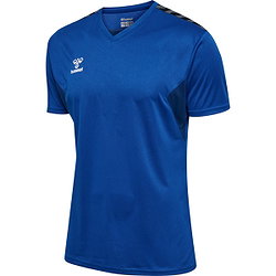 Hummel Authentic Maillot Manches Courtes Enfants - Royal / Blanc