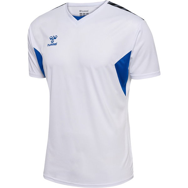 Hummel Authentic Maillot Manches Courtes Enfants - Blanc / Royal