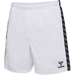 Hummel Authentic Shorts Kinder - Weiß / Schwarz