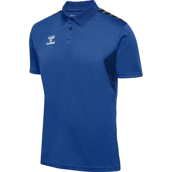 Hummel Authentic Poloshirt Herren - Royal / Weiß