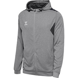 Vorschau: Hummel Authentic Hoodie Kinder - Grau Meliert