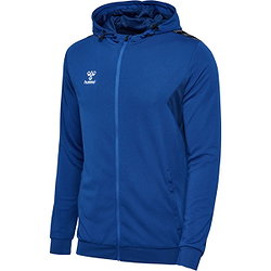 Vorschau: Hummel Authentic Hoodie Kinder - Royal / Weiß
