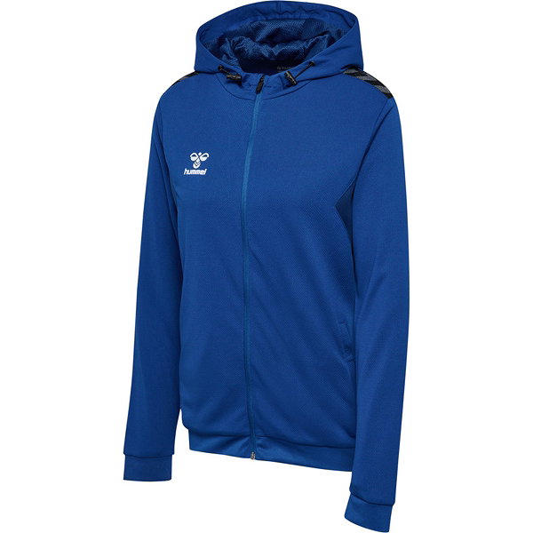 Hummel Authentic Hoodie Dames - Royal / Wit