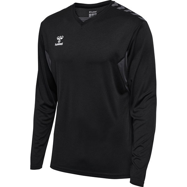 Hummel Authentic Voetbalshirt Lange Mouw Heren - Zwart