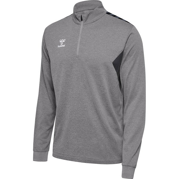 Hummel Authentic Ziptop Heren - Grijs Gemeleerd