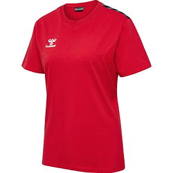 Voorvertoning: Hummel Authentic T-Shirt Dames - Rood