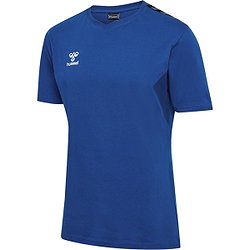Présentation: Hummel Authentic T-Shirt Hommes - Royal / Blanc
