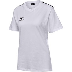 Hummel Authentic T-Shirt Femmes - Blanc / Noir