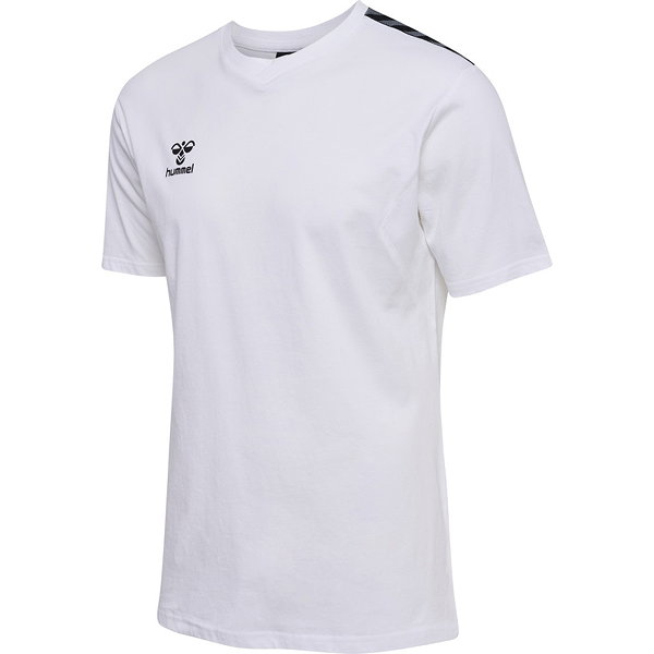 Hummel Authentic T-Shirt Herren - Weiß / Schwarz