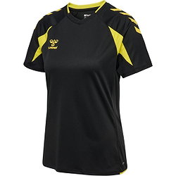 Hummel Core 2.0 Shirt Korte Mouw Dames - Zwart / Geel