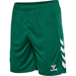 Présentation: Hummel Core 2.0 Short Hommes - Vert Foncé / Blanc