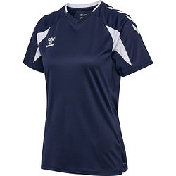 Hummel Core 2.0 Shirt Korte Mouw Dames - Marine / Wit