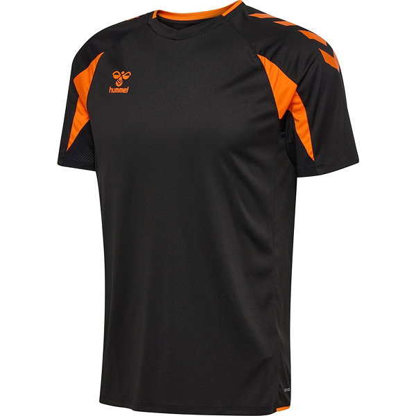 Hummel Core 2.0 Maillot Manches Courtes Hommes - Noir / Orange