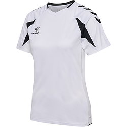 Hummel Core 2.0 Shirt Korte Mouw Dames - Wit / Zwart