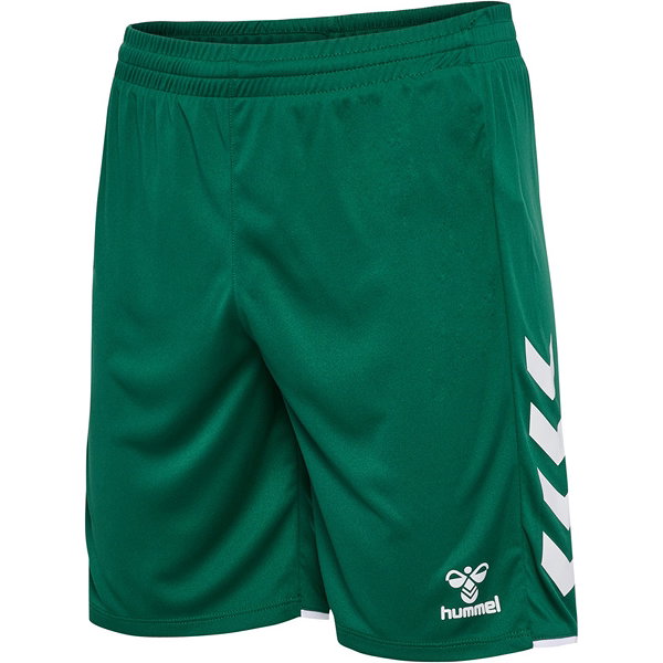 Hummel Core 2.0 Shorts Kinder - Dunkelgrün / Weiß