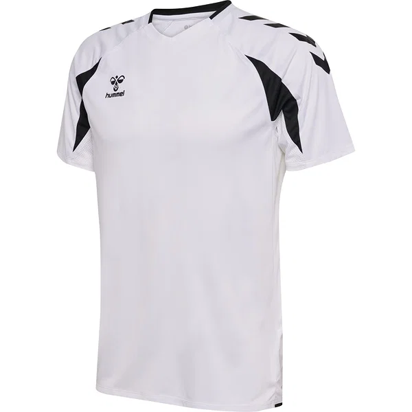 Hummel Core 2.0 Maillot Manches Courtes Hommes - Blanc / Noir