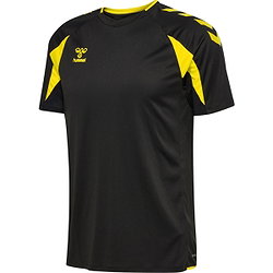 Hummel Core 2.0 Shirt Korte Mouw Kinderen - Zwart / Geel
