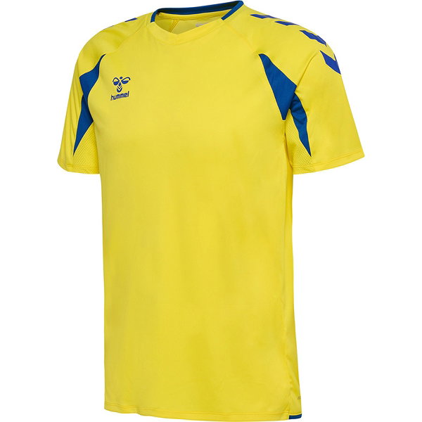 Hummel Core 2.0 Maillot Manches Courtes Enfants - Jaune / Royal