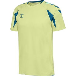 Hummel Core 2.0 Shirt Korte Mouw Kinderen - Pale Lime Yellow / Celestial