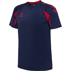 Hummel Core 2.0 Maillot Manches Courtes Enfants - Marine / Rouge