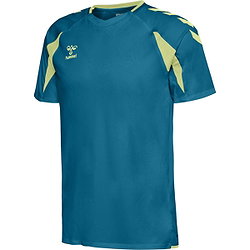 Hummel Core 2.0 Shirt Korte Mouw Kinderen - Celestial / Pale Lime Yellow