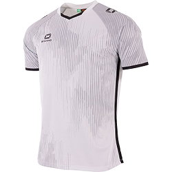 Stanno Hatch Shirt Korte Mouw Kinderen - Wit / Zwart