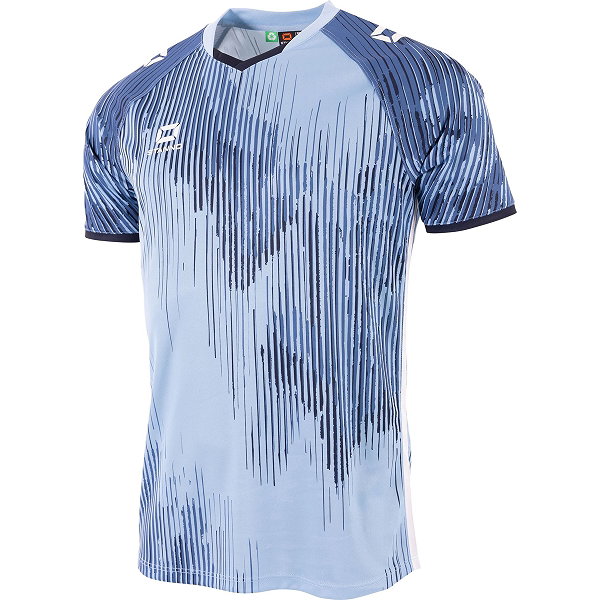 Stanno Hatch Maillot Manches Courtes Enfants - Bleu Ciel / Blanc