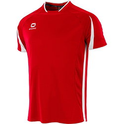 Stanno Unity Maillot Manches Courtes Hommes - Rouge / Blanc