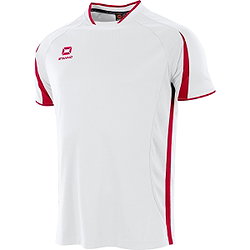 Stanno Unity Shirt Korte Mouw Kinderen - Wit / Rood