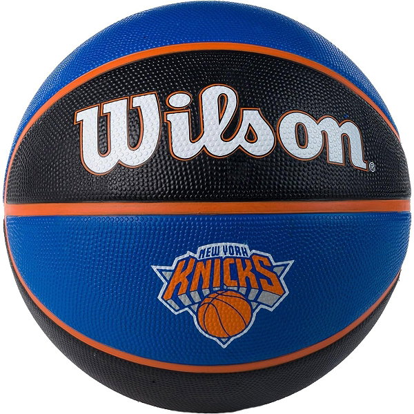 Wilson Nba New York Knicks (Size 7) Basketball - Royal / Noir